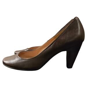 Sofft Milano Pump Chocolate Leather Classic 4" Heel Comfort Shoe Womens 10